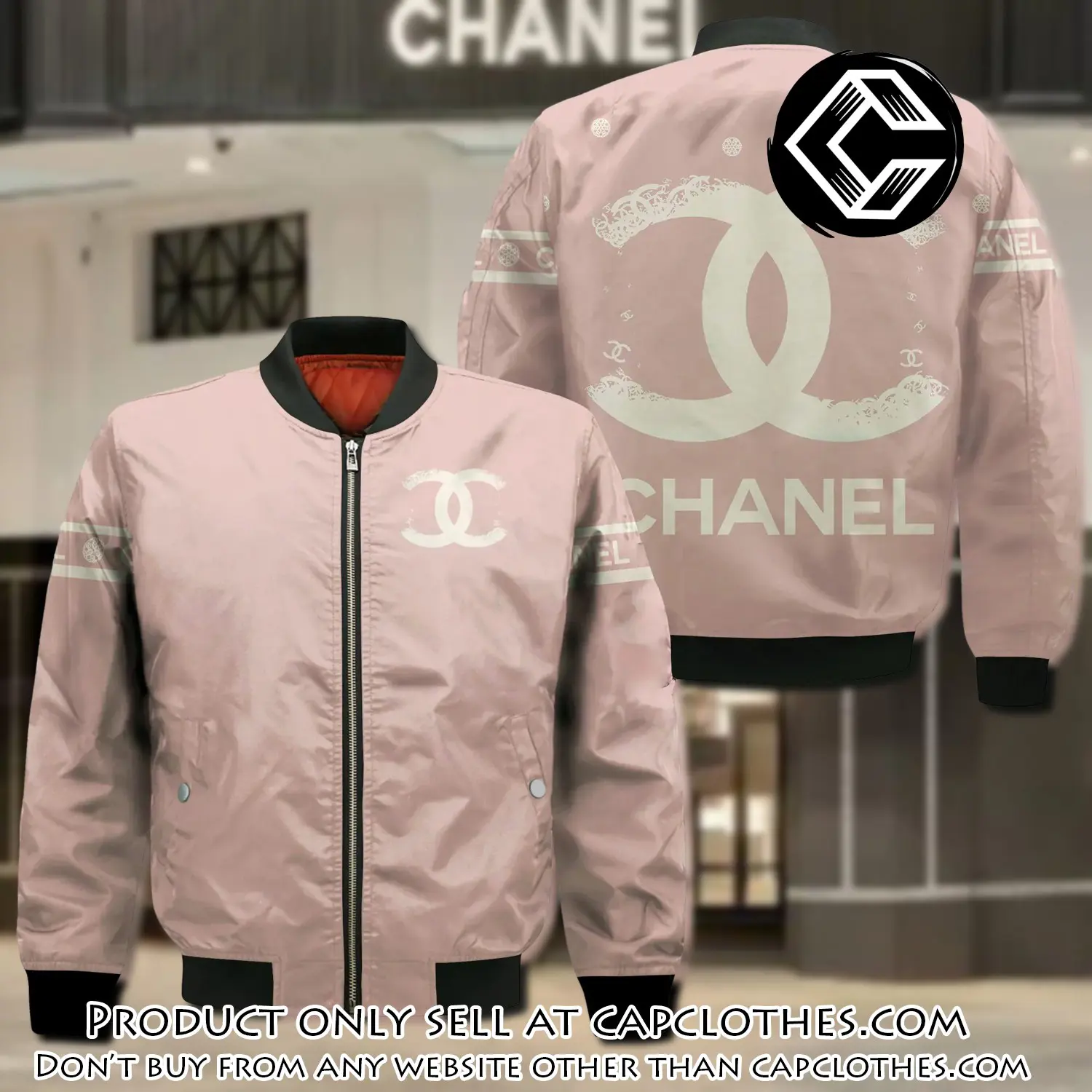 Chanel bomber jacket luxury brand clothing clothes outfit cc4448672